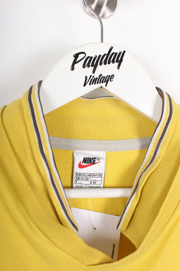 90's Nike Long Sleeve Yellow XXL - Payday Vintage