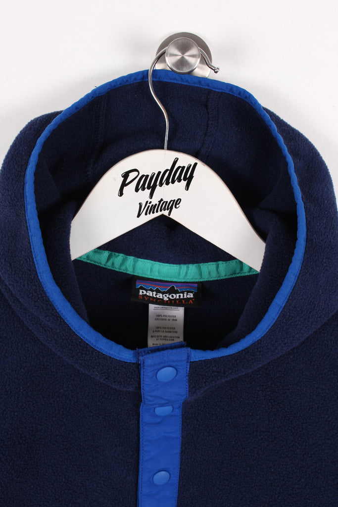 Patagonia Synchilla Fleece Red/Navy Small - Payday Vintage