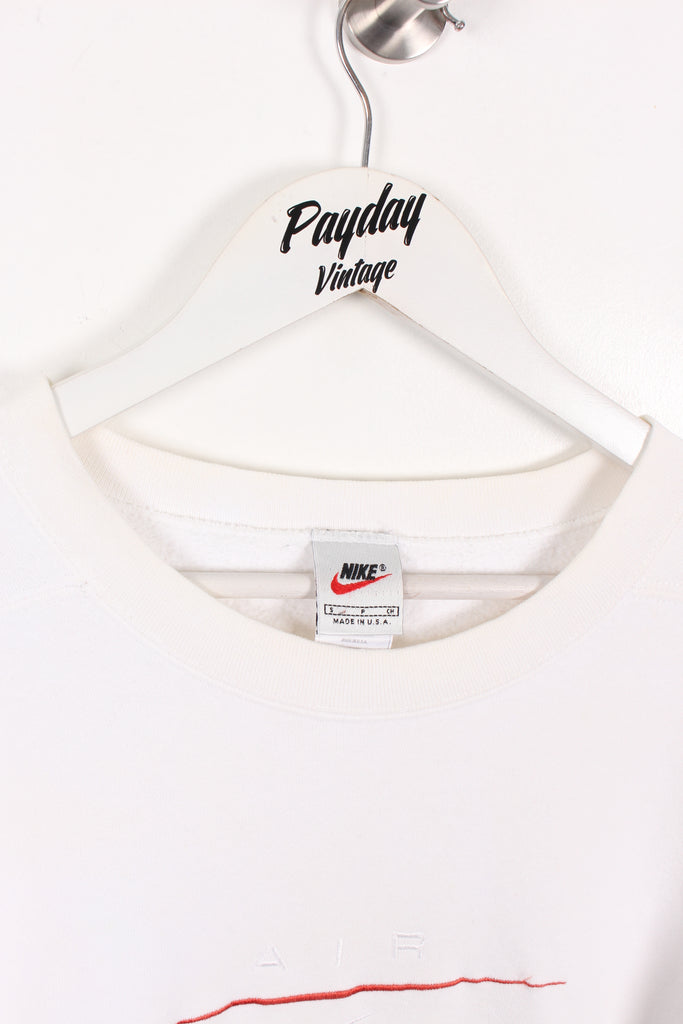 90's Nike Air Sweatshirt White Medium - Payday Vintage