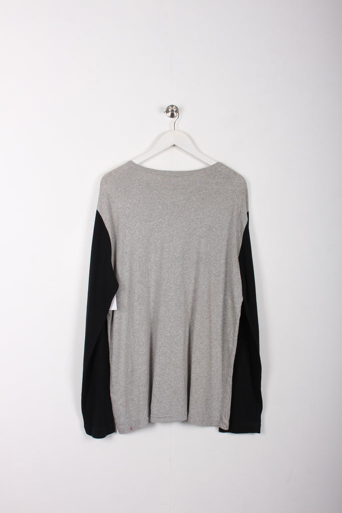 Ralph Lauren Long Sleeve T-Shirt Grey/Black XL - Payday Vintage